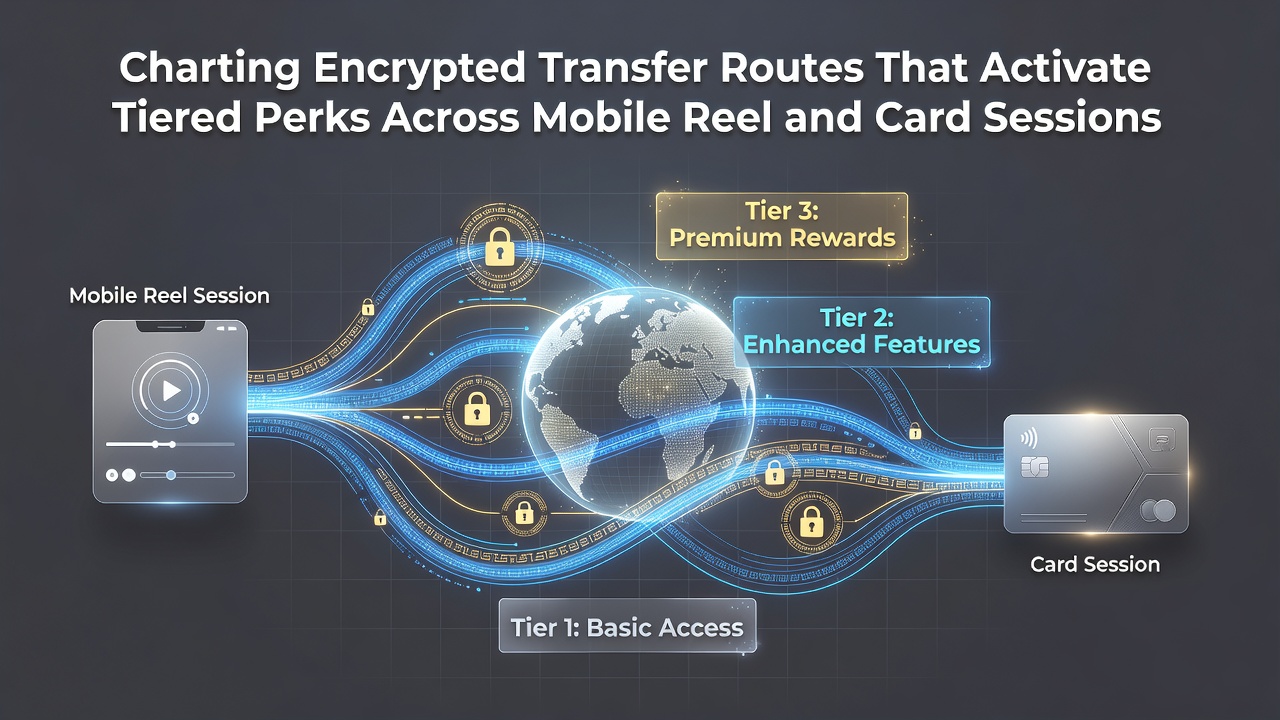 Gestaffelte Perks und verschlüsselte Transfers in mobilen Live-Card- und Slot-Sessions