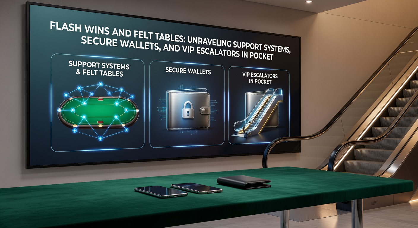Sicheres Wallet-Interface mit VIP-Stufen und Support-Chat in einer mobilen Casino-App