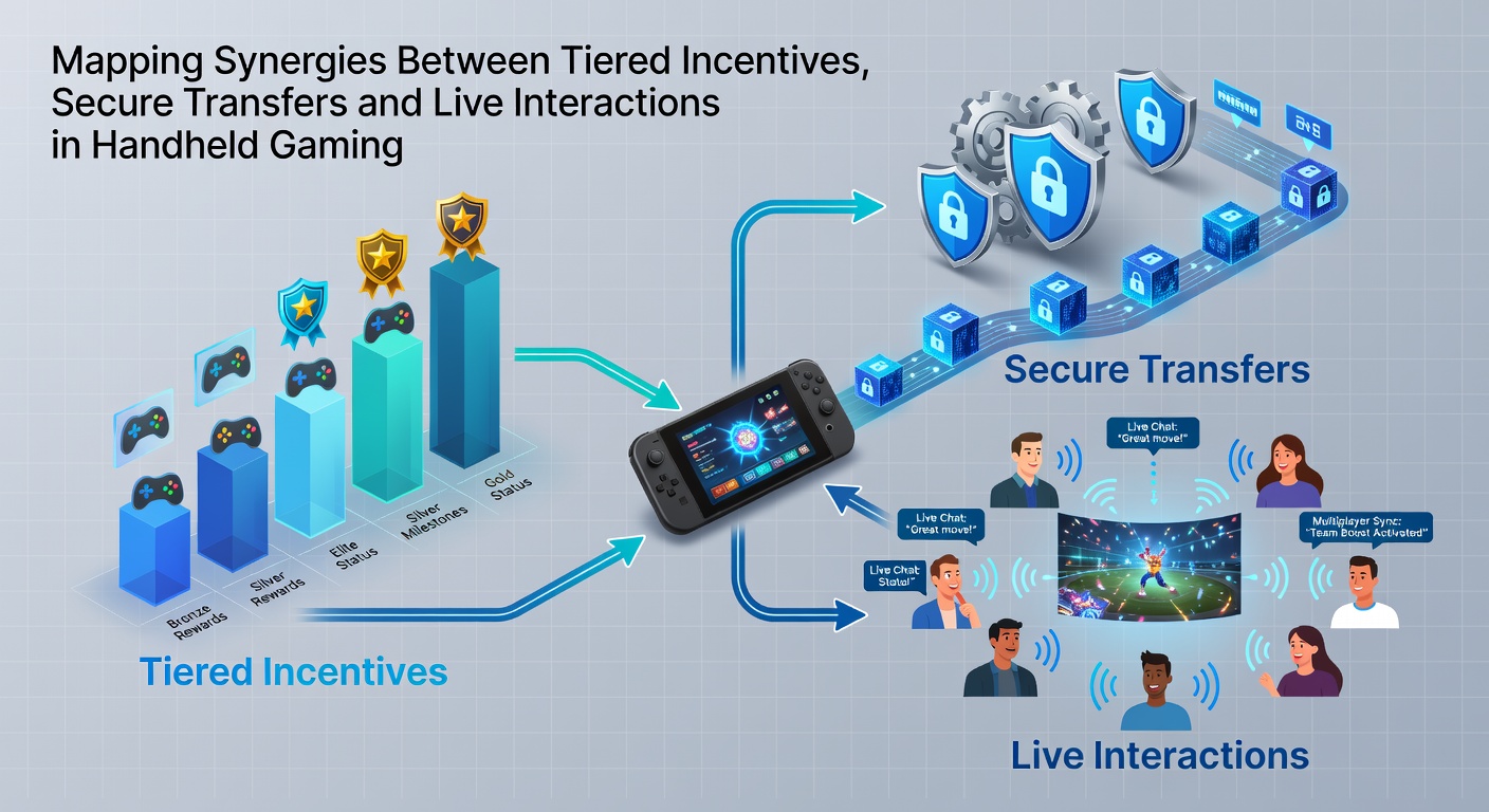 Visualisierung von Live-Interaktionen mit integrierten Transfers und Anreizen in Handheld-Spielen