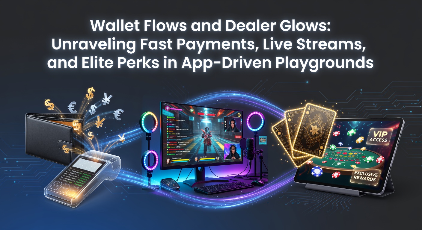 Dynamische Darstellung von Wallet-Transaktionen und leuchtenden Live-Dealer-Streams in einer mobilen Casino-App